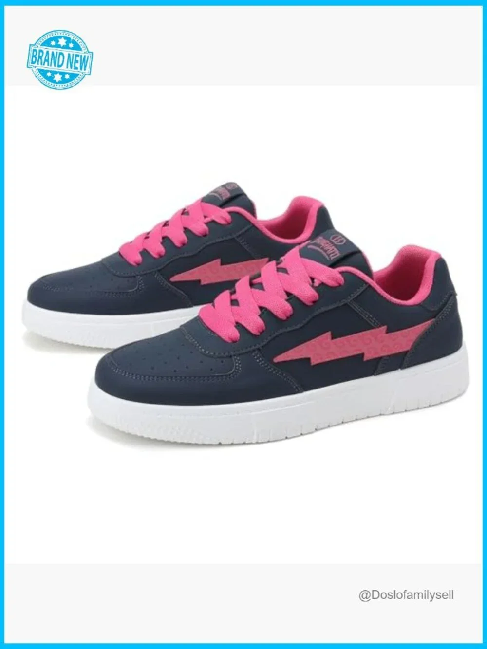 Memory Foam Sneakers Fashion Walking Shoes Non Slip Lace Up Retro Style